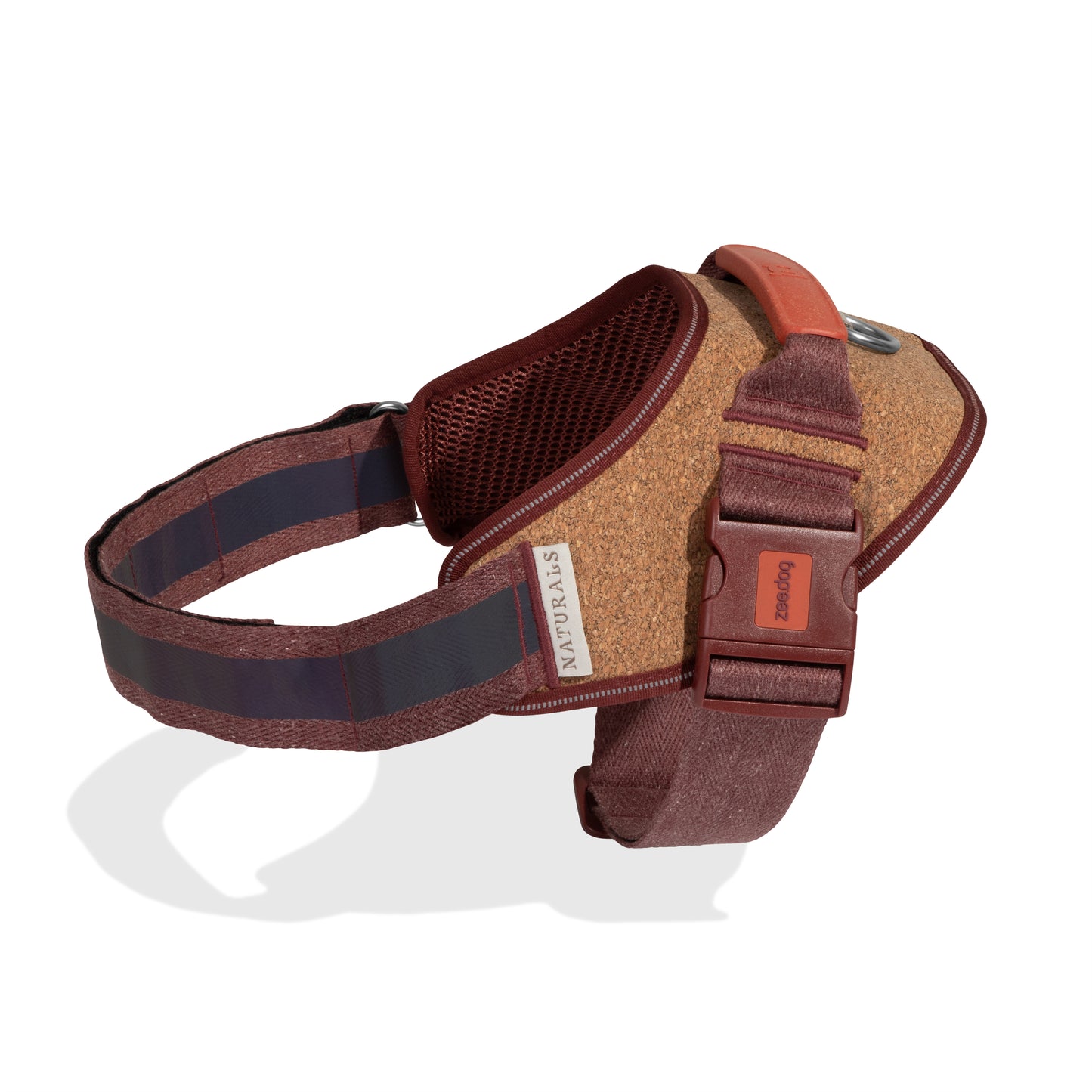Harness with Handle - Flyharness Naturals 2.0 Cocoa