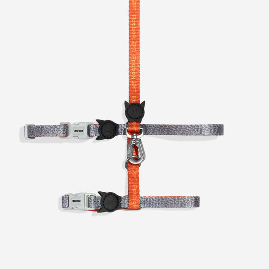 Reebok Suede cat harness and leash set