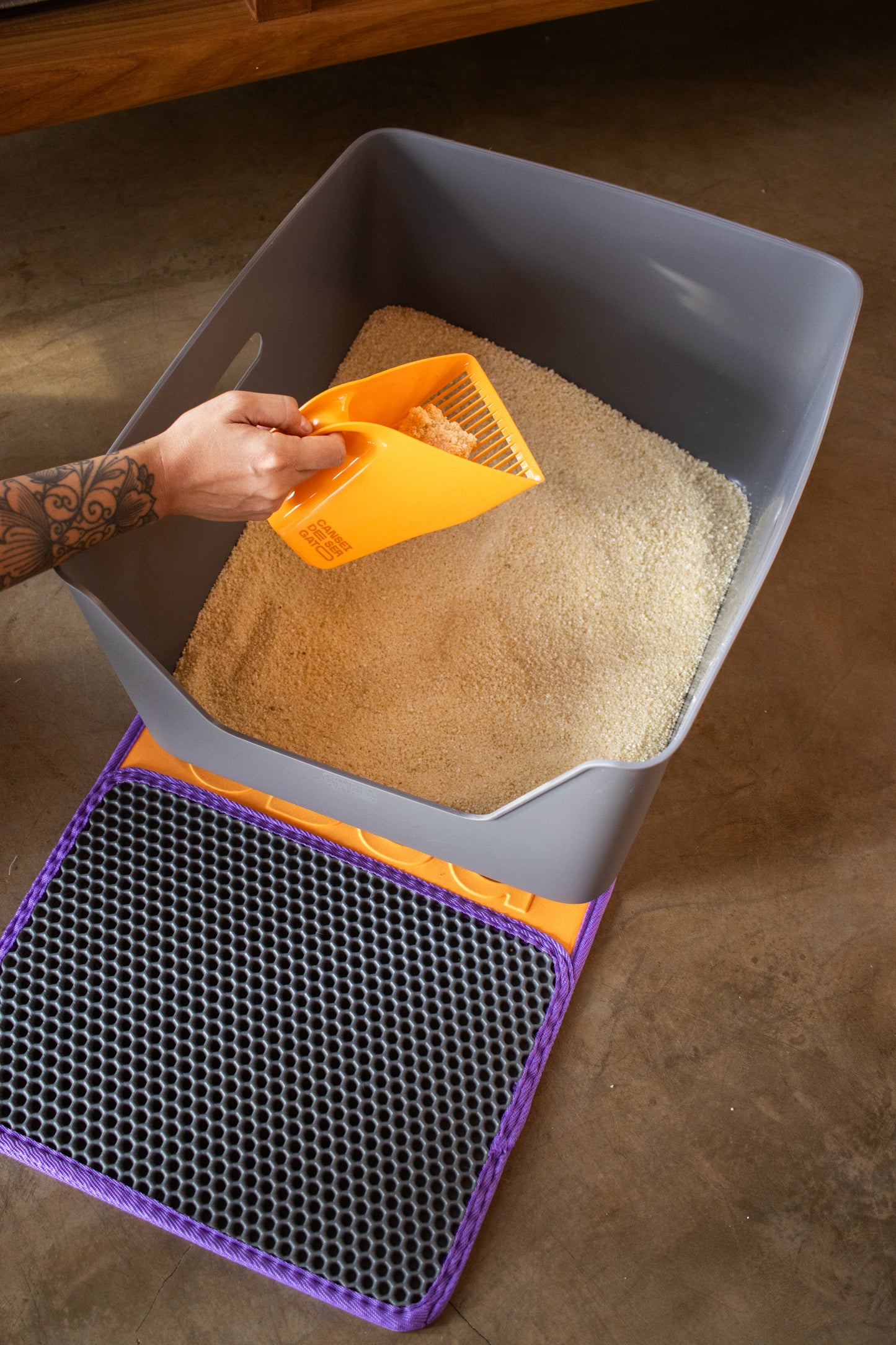 Orange Cat Litter Scoop CDSG