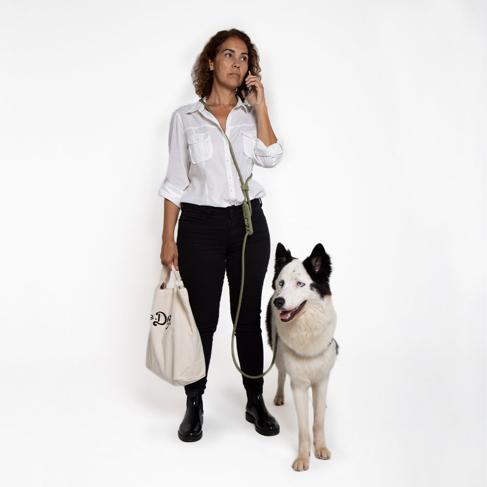 Army Green Hands Free Leash