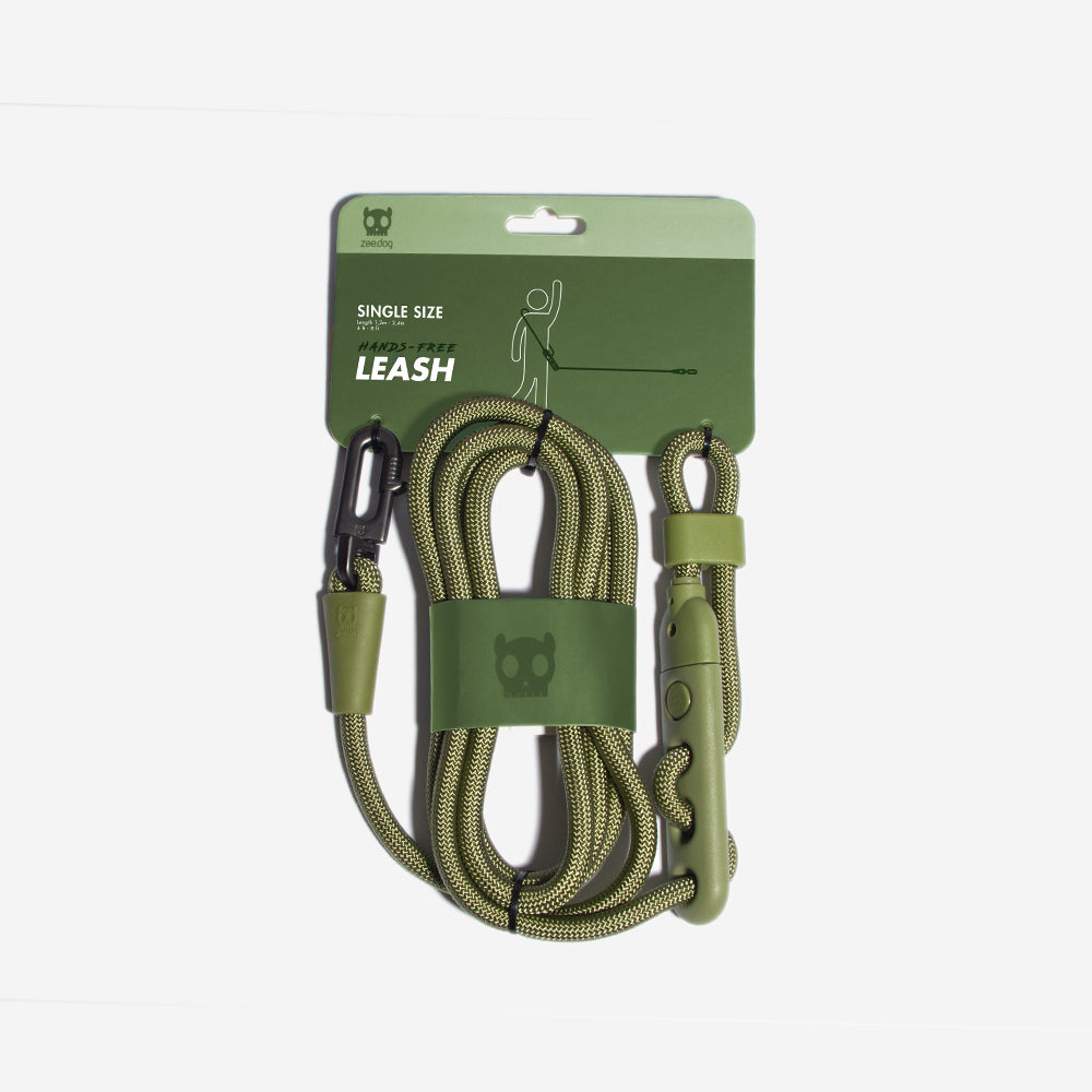 Army Green Hands Free Leash