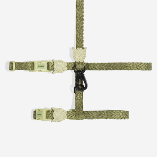 Moss Cat Harness and Leash Set